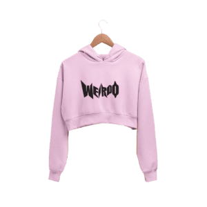 Weirdo Crop Hoodie for Women