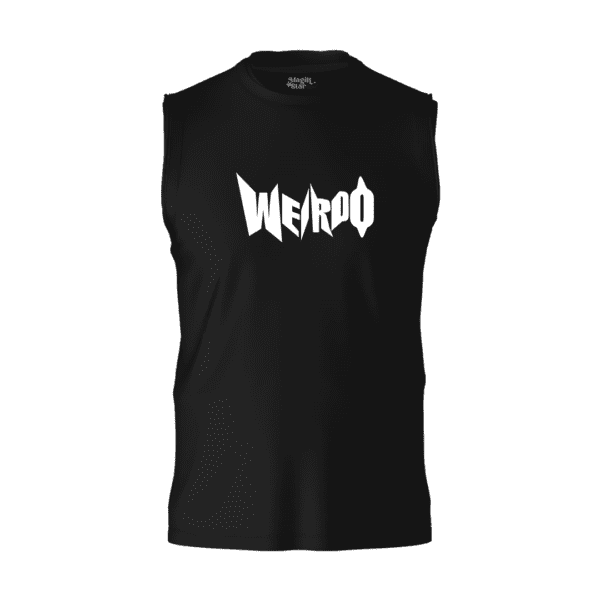 Weirdo Sleeveless Mens T-Shirt - Image 2