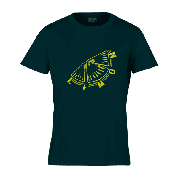 Lemon Slice Round Neck Mens T-shirt - Image 4