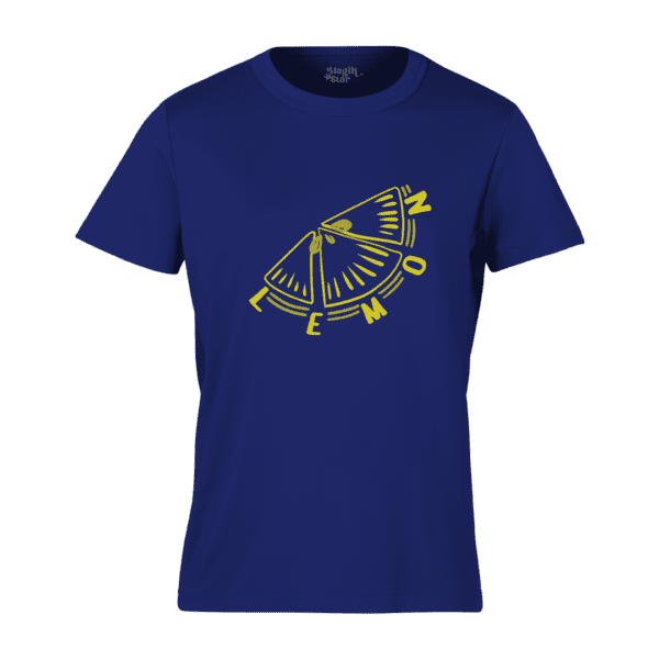 Lemon Slice Round Neck Mens T-shirt - Image 3