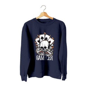 Skull Print Unisex Sweatshirt