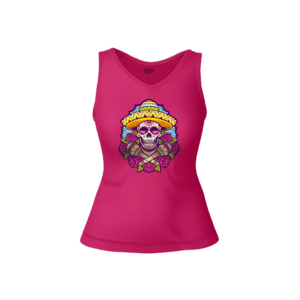 Sombrero Skull Women Tank Top