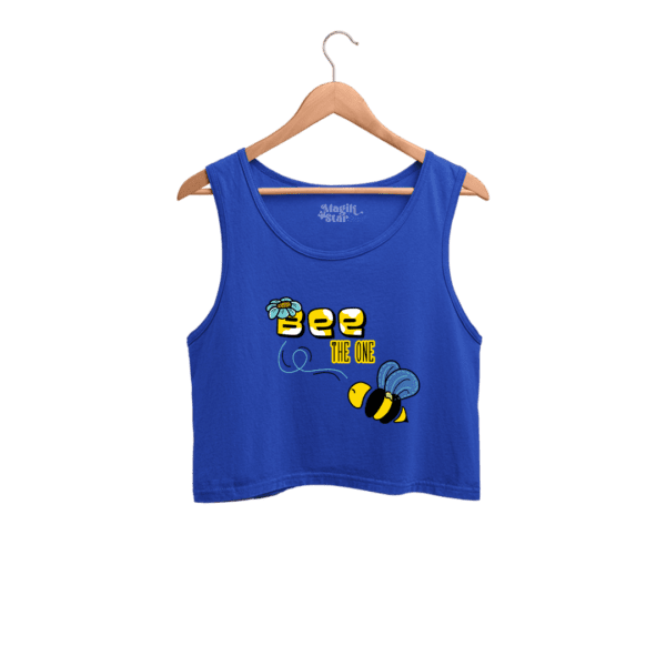 Bee the One Womens Crop Tank - Image 3