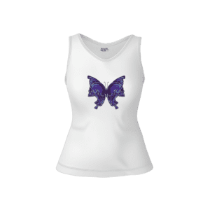 Butterfly Skull Women Tank Top