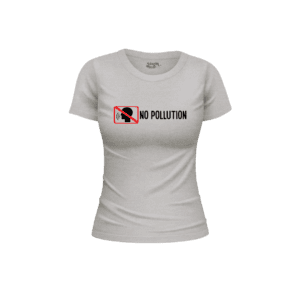 No Pollution Half Sleeve Women T-Shirt