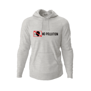 No Pollution Unisex Hooded Sweatshirt