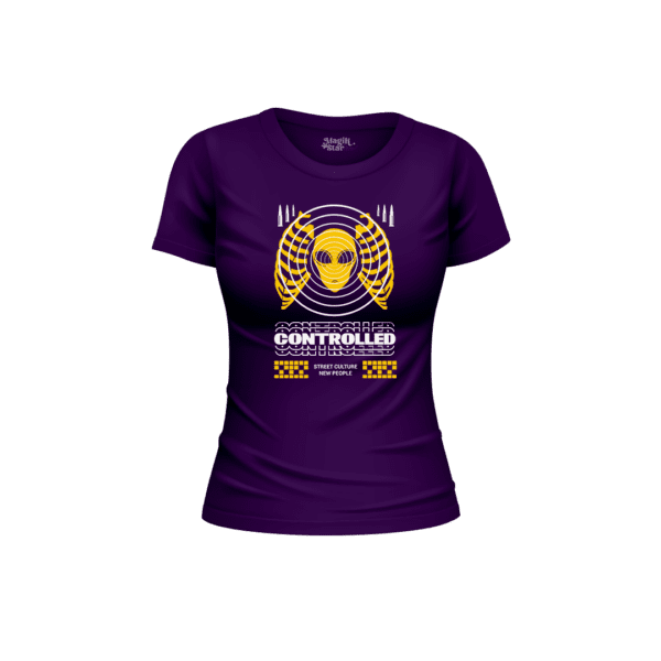 Street Style Round Neck Women T-Shirt - Image 4