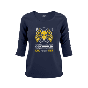 Street Style 3/4 Sleeve Women T-Shirt