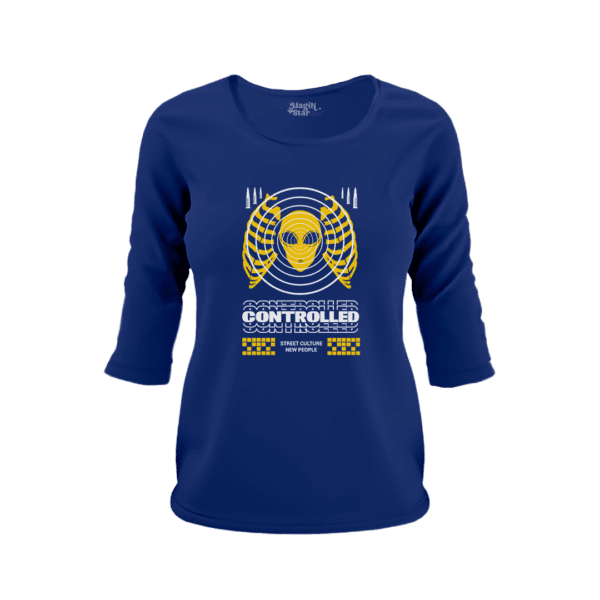 Street Style 3/4 Sleeve Women T-Shirt - Image 3