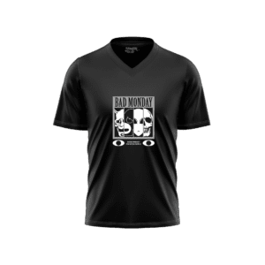 Bad Monday V-Neck Half Sleeve Mens T-Shirt
