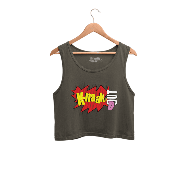 Knock Out Womens Crop Tank - Image 5