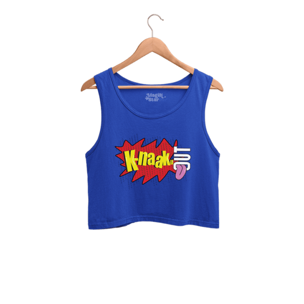 Knock Out Womens Crop Tank - Image 3