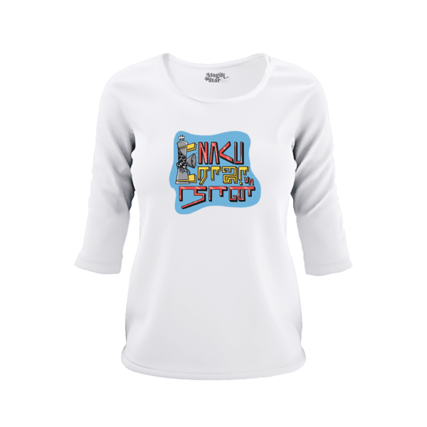 Enaku Raja va naan 3/4 Sleeve Women T-Shirt - Image 3