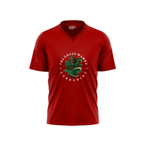 Green Mamba V-Neck Mens T-Shirt