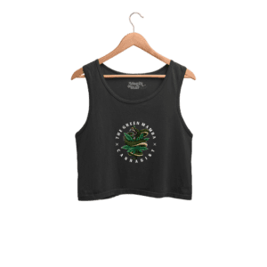 Green Mamba Womens Crop Tank