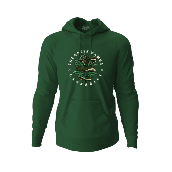 Green Mamba Unisex Hooded Sweatshirt - Image 3