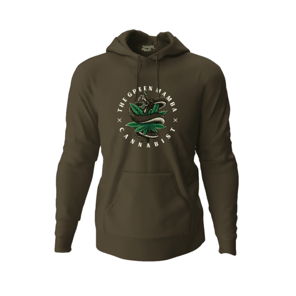 Green Mamba Unisex Hooded Sweatshirt - Image 7