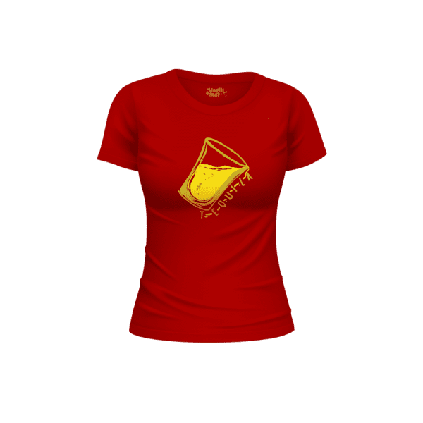 Tequila Tonight Round Neck Women T - Shirt - Image 4