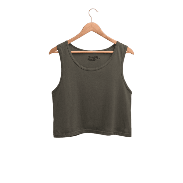 Solid Crop Tank Top - Image 5