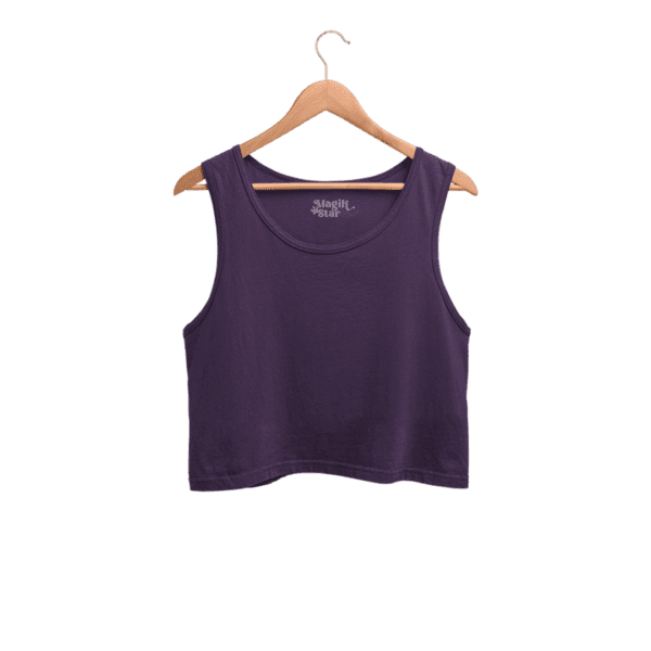 Solid Crop Tank Top - Image 4