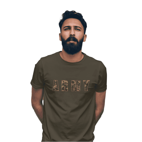 Indian Army Round Neck TShirt for Men - Image 2