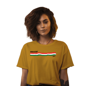 Hindustan India Womens Half Sleeve TShirt