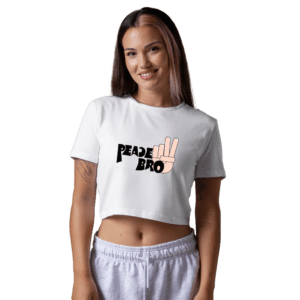 Peace Bro Women Crop Top