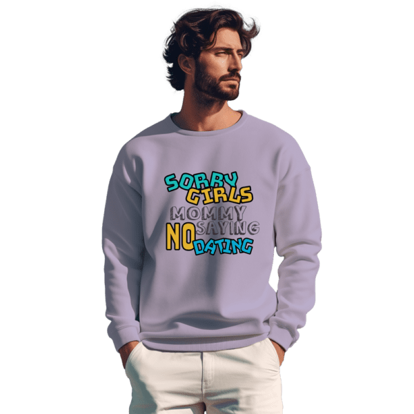 No Dating Men's Sweatshirt - Image 4