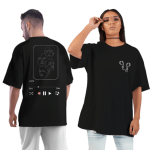 Playlist Unisex Oversized T-shirt