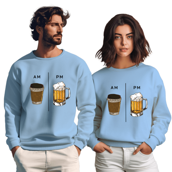AM-PM Unisex Sweatshirt - Image 2