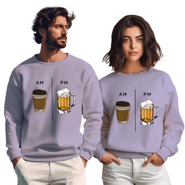 AM-PM Unisex Sweatshirt - Image 4