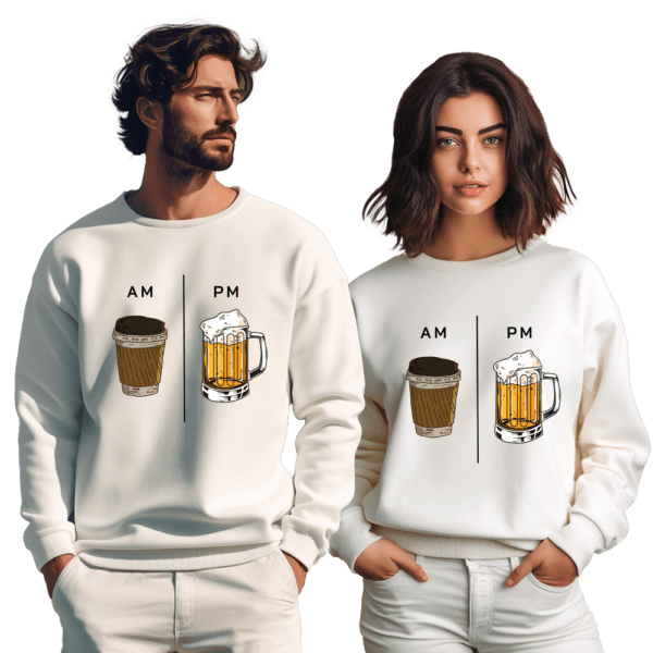 AM-PM Unisex Sweatshirt - Image 3